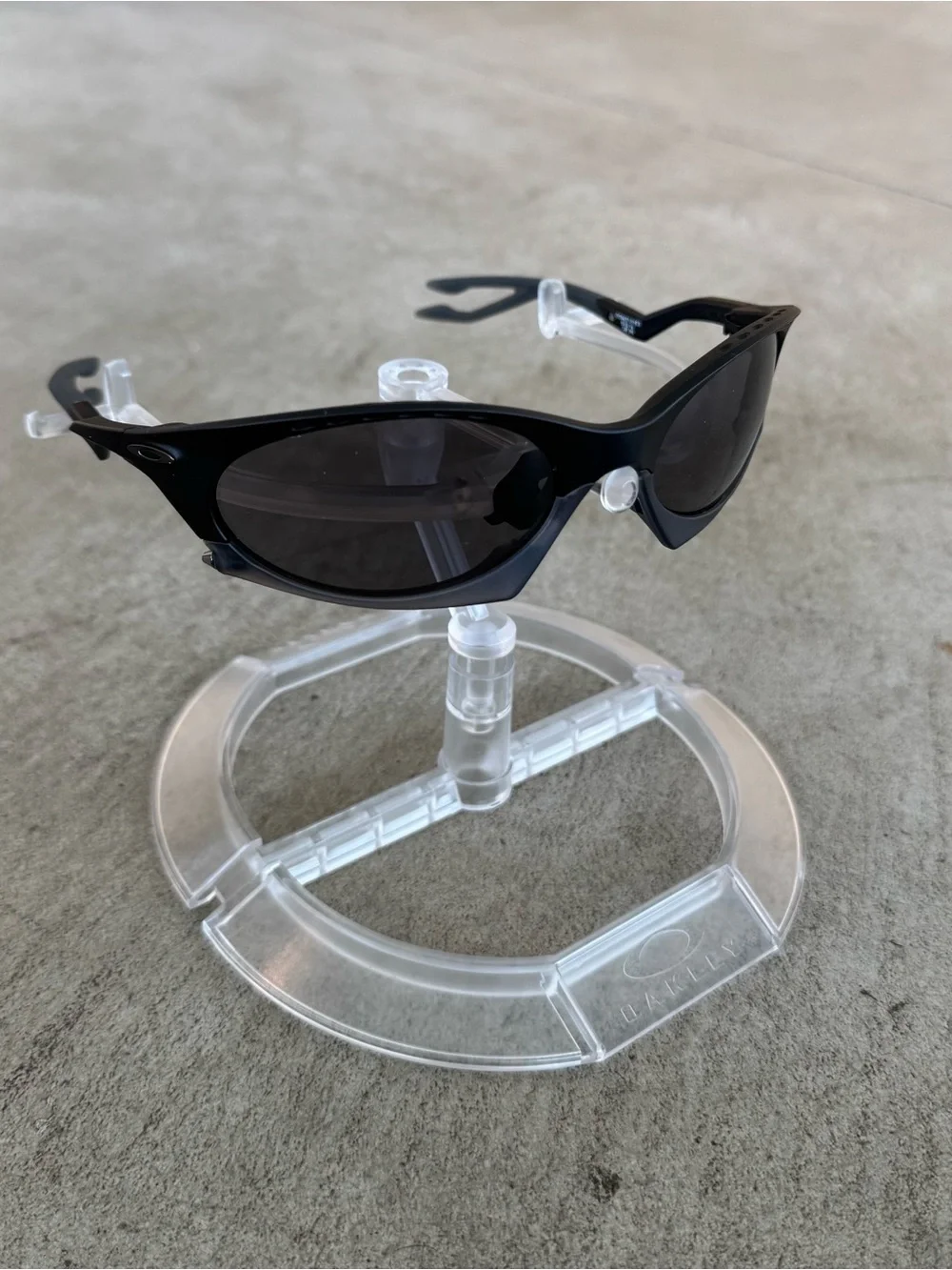 Oakley Black Sunglasses with Removable Nose Guard